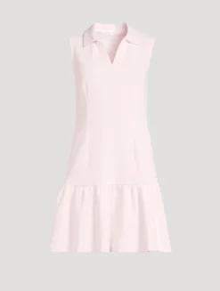 Ruffled Airloft Polo Dress