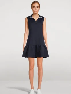 Ruffled Airloft Polo Dress