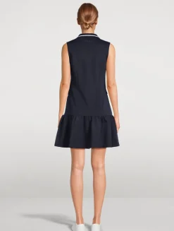 Ruffled Airloft Polo Dress