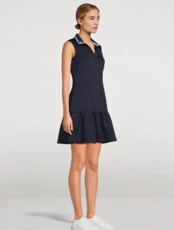 Ruffled Airloft Polo Dress