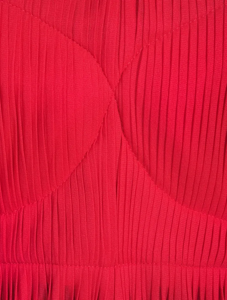 Rumi Pleated Jersey Dress