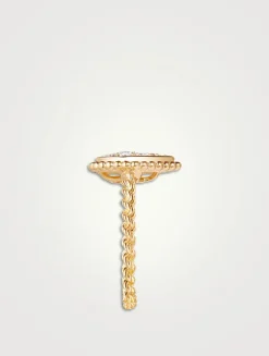 S Motif Serpent Bohème 18K Gold Ring With Diamonds