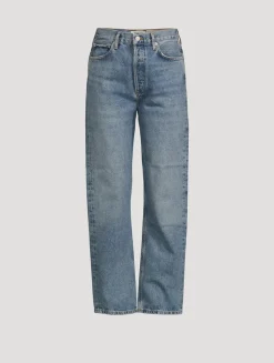 90s Pinch Waist Straight Jeans