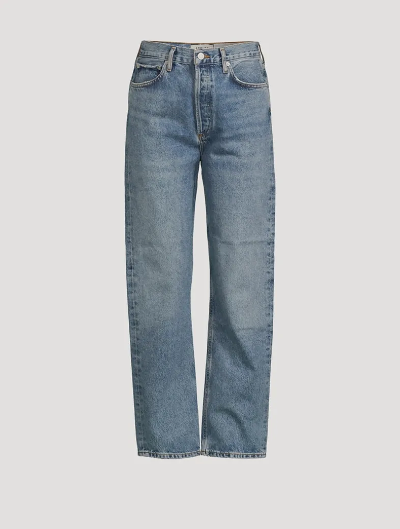 90s Pinch Waist Straight Jeans