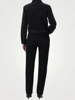 90s Pinch Waist Straight Jeans