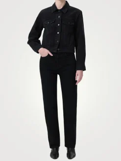 90s Pinch Waist Straight Jeans