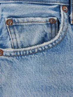 90s Pinch Waist Straight Jeans