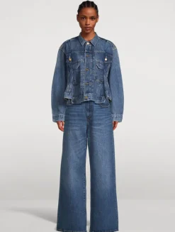 sacai x Levi's® Wide-Leg Jeans