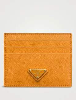 Saffiano Leather Card Holder