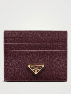 Saffiano Leather Card Holder