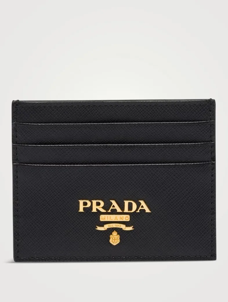 Saffiano Leather Card Holder
