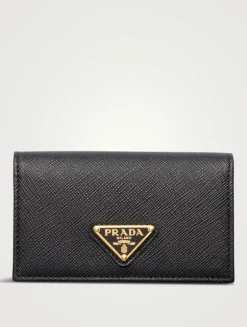 Saffiano Leather Card Holder