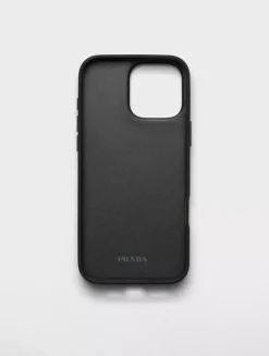 Saffiano Leather Case For Iphone 16 Pro Max