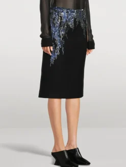 Samba Embellished Midi Skirt