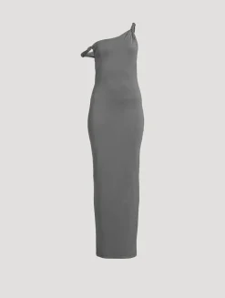 Sandwashed Jersey Twist Dress