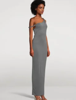 Sandwashed Jersey Twist Dress