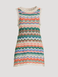 Sandy Mae Crochet Mini Dress