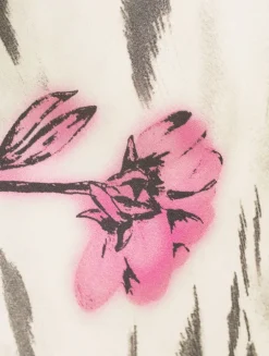 Satin Maxi Dress In Floral Print