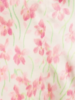 Satin Shirt In Floral Print