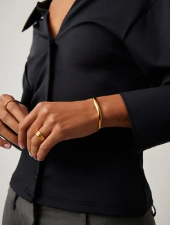 Savi Signature Hinged Bangle Bracelet