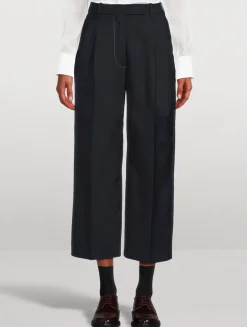 School Uniform High-Waisted Trousers