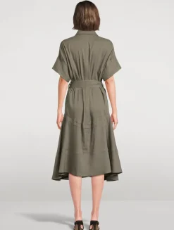 Scottie Belted Shirt Dress