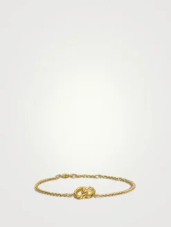 Sculpted Cable Chain Bracelet In 18k Yellow Gold, 8mm