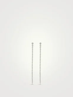 Sea Of Beauty 14K Gold Long Cascading Pearl Earrings