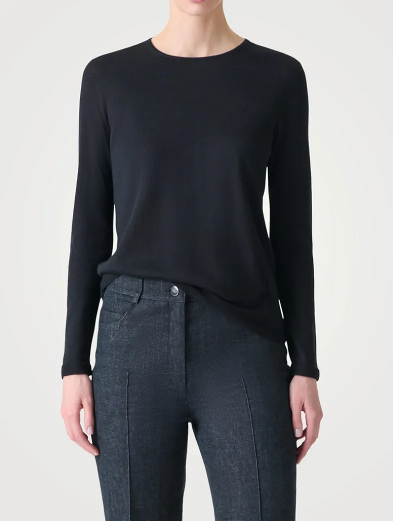 Seamless Cashmere And Silk Sweater