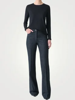 Seamless Cashmere And Silk Sweater