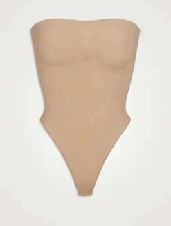 Seamless Sculpt Strapless Thong Bodysuit