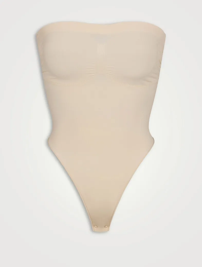 Seamless Sculpt Strapless Thong Bodysuit