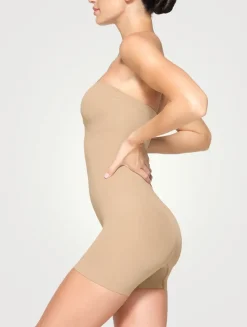 Seamless Sculpt Strapless Shortie Bodysuit