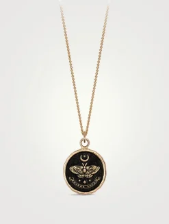 Seek The Light 14K Gold Talisman Necklace