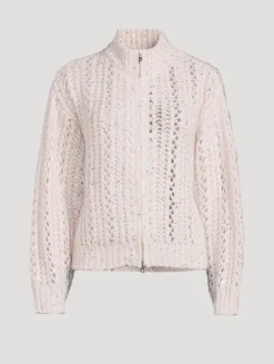 Sequin Knit Cardigan