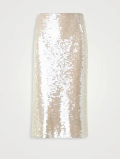 Sequin Pencil Skirt