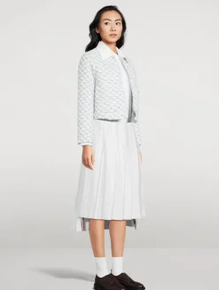 Sequin Tweed Down Jacket