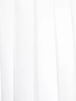 Serif Logo Pleated Tennis Skirt