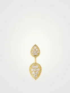 Serpent Bohème Gold Earring With Diamonds