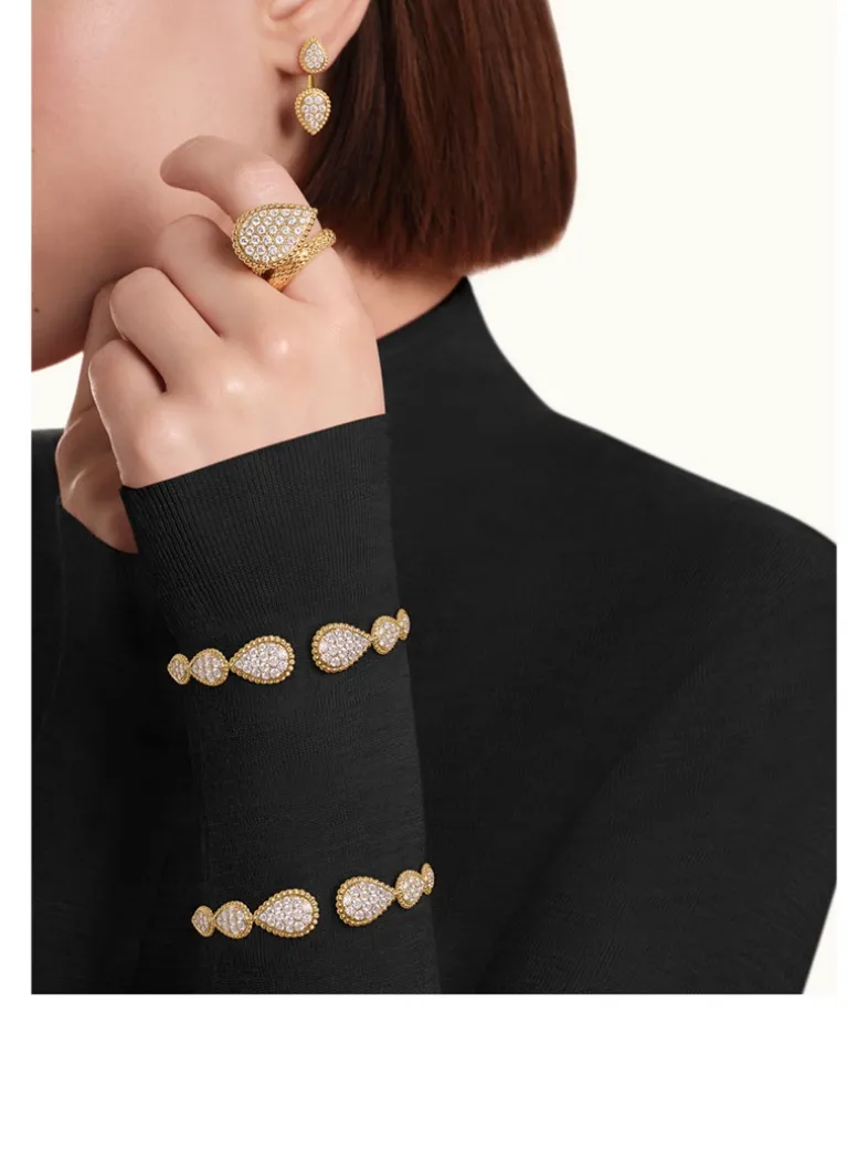 Serpent Bohème Gold Earring With Diamonds