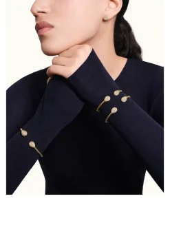 Serpent Bohème 18K Gold Double Motif Bracelet With Diamonds