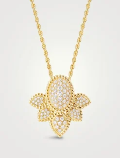 Serpent Bohème 18K Gold Vintage Pendant Necklace With Diamonds