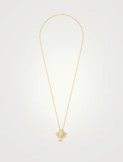 Serpent Bohème 18K Gold Vintage Pendant Necklace With Diamonds