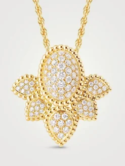 Serpent Bohème 18K Gold Vintage Pendant Necklace With Diamonds