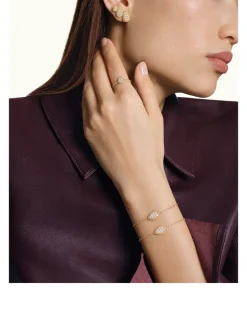 Serpent Bohème S Motif Gold Chain Bracelet With Diamonds