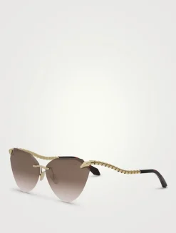 Serpenti Cat Eye Sunglasses