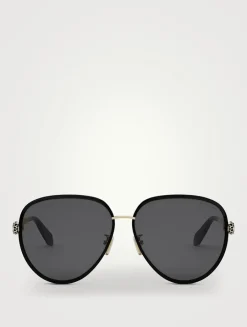 Serpenti Forever Aviator Sunglasses