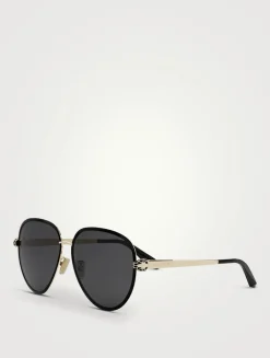 Serpenti Forever Aviator Sunglasses