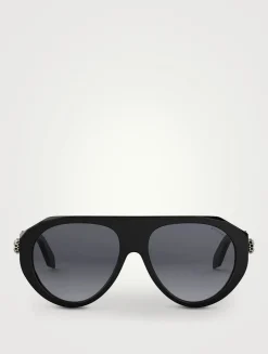 Serpenti Forever Aviator Sunglasses