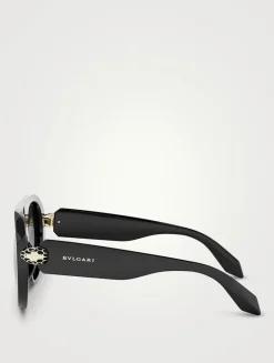 Serpenti Forever Aviator Sunglasses